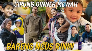 CIPUNG TRAKTIR DINNER SEMUANYA DI AMERIKANCUS RINI PUSING CARI REBECCA BUAT CIPUNG KELILING MALL [upl. by Evelunn]