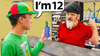 Buying Vapes While Acting Like A Kid [upl. by Rosco936]