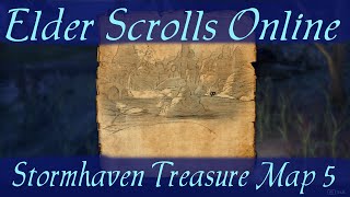 Stormhaven Treasure Map 5 Elder Scrolls Online ESO [upl. by Elay796]