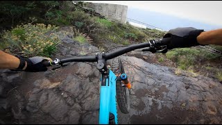 RAW  Strava KOM  Bachbett  Barranco de los Hombres Downhill [upl. by Courtland]