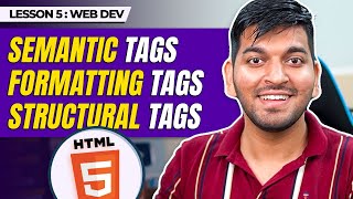 Mastering HTML Tags for Web Development  Episode  5 [upl. by Albertson]