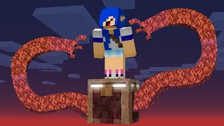 1 BLOCO ASSUSTADOR Sobrevivendo Minecraft [upl. by Emiaj639]