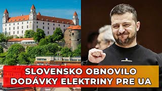 Slovensko obnovilo dodávky elektriny na Ukrajinu [upl. by Brad]