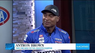 Racing Champion Antron Brown on MORE [upl. by Bond]