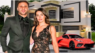 Kyle Walker 2 WIVES Lifestyle amp Net Worth 2024 [upl. by Eintroc]