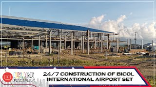 247 Construction of Bicol International Airport set [upl. by Jepum856]