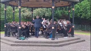 Dunmore Silver Band  Scarva Band Stand 30th June 2024 7 [upl. by Ivon]