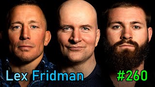 Georges StPierre John Danaher amp Gordon Ryan The Greatest of All Time  Lex Fridman Podcast 260 [upl. by Anaicul]