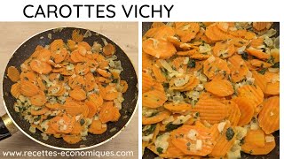 Recette Carottes Vichy ❤️ à la crème Une recette économique et facile [upl. by Irene835]