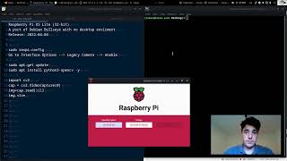 OpenCV installation on Raspberry Pi Bullseye [upl. by Auqinet]