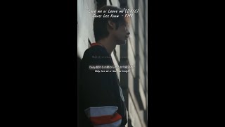 Lee Know FMV quotLove me or Leave mequotDAY6 Cover skz スキズ リノ skzrecord カバー day6 [upl. by Sharai995]