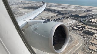 TRENT XWB ROAR  Qatar Airways Airbus A3501041 Takeoff from Doha Hamad International Airport [upl. by Reginald58]