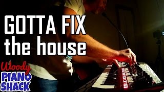 Roland JDXi synthesizer does 1987 house music  Gotta fix the house [upl. by Wood]