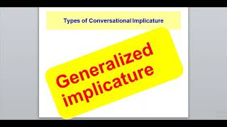 Discourse Analysis Lesson 7 Conversational Implicature [upl. by Lubow]