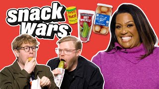 Rob Beckett Alison Hammond amp Josh Widdicombe Rate US and British Food  Snack Wars [upl. by Henrique]