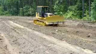 new komatsu D39 dozer pushing dirt [upl. by Retep]