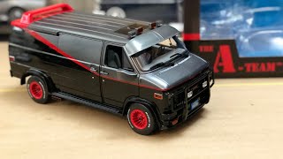 The A Team 1983 GMC Vandura In 118 Scale By Greenlight This One’s Huge Diecast [upl. by Ueih]