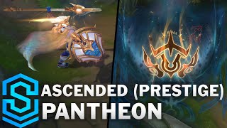 Prestige Ascended Pantheon Skin Spotlight  PreRelease  League of Legends [upl. by Ahsieker]