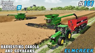 Final Harvest for JOHN DEERE Combine Machines  Elmcreek  Farming simulator 22  Timelapse 167 [upl. by Curtis]