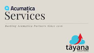 About Tayana Solutions Acumatica Services Partner [upl. by Daisie]