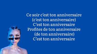 Eva  anniversaire paroleslyrics [upl. by Yrrok467]