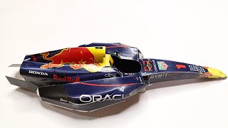 Redbull RB18 Body work Paper craft  Part 4 [upl. by Koenig446]