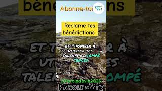 Réclame tes bénédictions benefits youtubeshorts jesus jesuschrist shortvideo [upl. by Ahseined391]