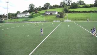 Gaelic Football 3 on 3 goal drill [upl. by Rubinstein]