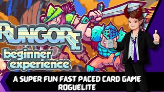 A Super Fun Fast Paced Card Game Roguelite  Rungore Demo [upl. by Alleinad]