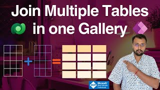 Join Two Tables Power Apps Gallery [upl. by Pansir]