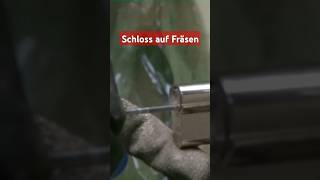 Schloss knacken durch Fräsen short video [upl. by Adnaw]