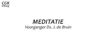 CGK Elburg  Meditatie [upl. by Airdni]