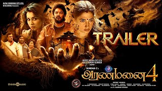 Aranmanai 4  Official Trailer  SundarC  Tamannaah  Raashii Khanna  Hiphop Tamizha [upl. by Aiekat445]