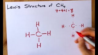 How to Draw the Lewis Structure of CH4 methane [upl. by Sarid]