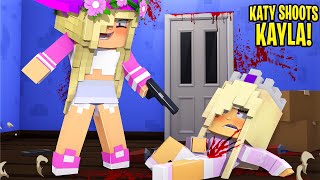 Little Leahs BEST FRIEND SHOOTS BABY KAYLA Minecraft [upl. by Kired]