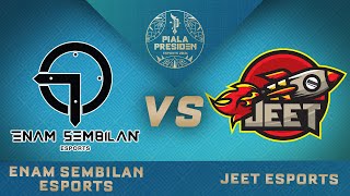 JEET ESPORTS VS ENAM SEMBILAN ESPORTS Open Qualifier Lokapala  Piala Presiden Esports 2021 [upl. by Nnyla]