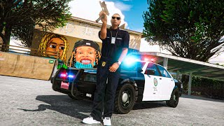 I became a Cop in the HOOD in GTA 5 RP [upl. by Emerson]