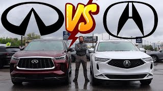 2024 Acura MDX vs 2024 Infiniti QX60 Which Luxury SUV Is Best [upl. by Reena]