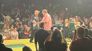 Phil Taylors first walkon for over four years at the World Seniors Darts Championship [upl. by Krakow]