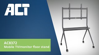 ACT AC8372 Mobile TVmonitor floor stand [upl. by Gracia]