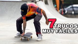 7 TRUCOS BÁSICOS SIN OLLIE QUE PUEDES APRENDER FACILMENTE [upl. by Nannahs]