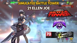 Simulated Battle Tower 21 Ellen Joe Team 13 New  Zenless Zone Zero [upl. by Afesoj]