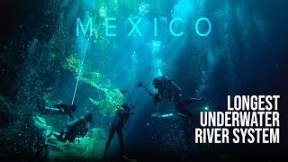 Scuba diving the longest underwater river system  Yucatan Peninsula Playa Del Carmen Mexico [upl. by Knoll]