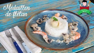 ❅ J5 ❅ Recette plat de noël  Médaillon de flétan [upl. by Chappie516]