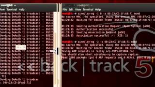 Backtrack ile WLAN Hacking  WEP [upl. by Geddes594]