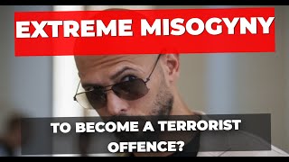 Extreme Misogyny to become a terrorist act [upl. by Nylaf]