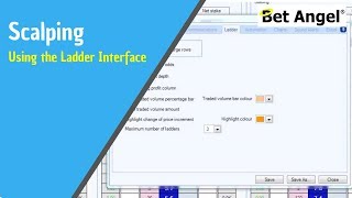 Trading on Betfair  Example of scalping using the ladder interface [upl. by Nojed570]