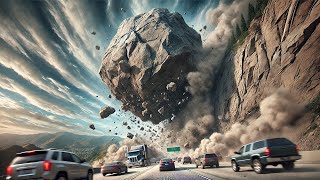 GIGANTIC Rockfalls Caught On Camera [upl. by Sarkaria]