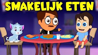 Smakelijk Eten Smakelijk Drinken  Nederlandse kinderliedjes [upl. by Lysander]