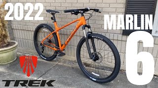 2022 Trek Marlin 6 Mountain Bike  First Look and Feature Overview [upl. by Obala590]